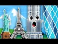 The LARGEST Landmarks To Visit Around The World! | Learning Songs For Kids | KLT