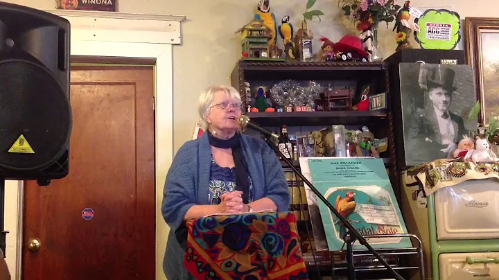 Poet Susan Downing reads at Polly's Coffee Cove in...