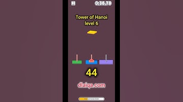 Tower of Hanoi - Level 6