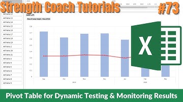 Pivot Table for Dynamic Testing & Monitoring Results