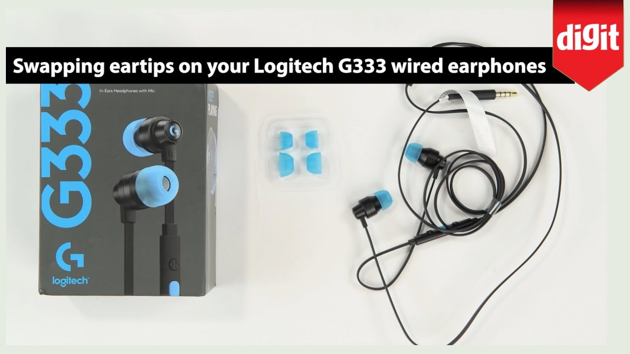 Overwegen Vermoorden Moedig aan Logitech G333 Gaming Earphones How to Swap Eartips - YouTube