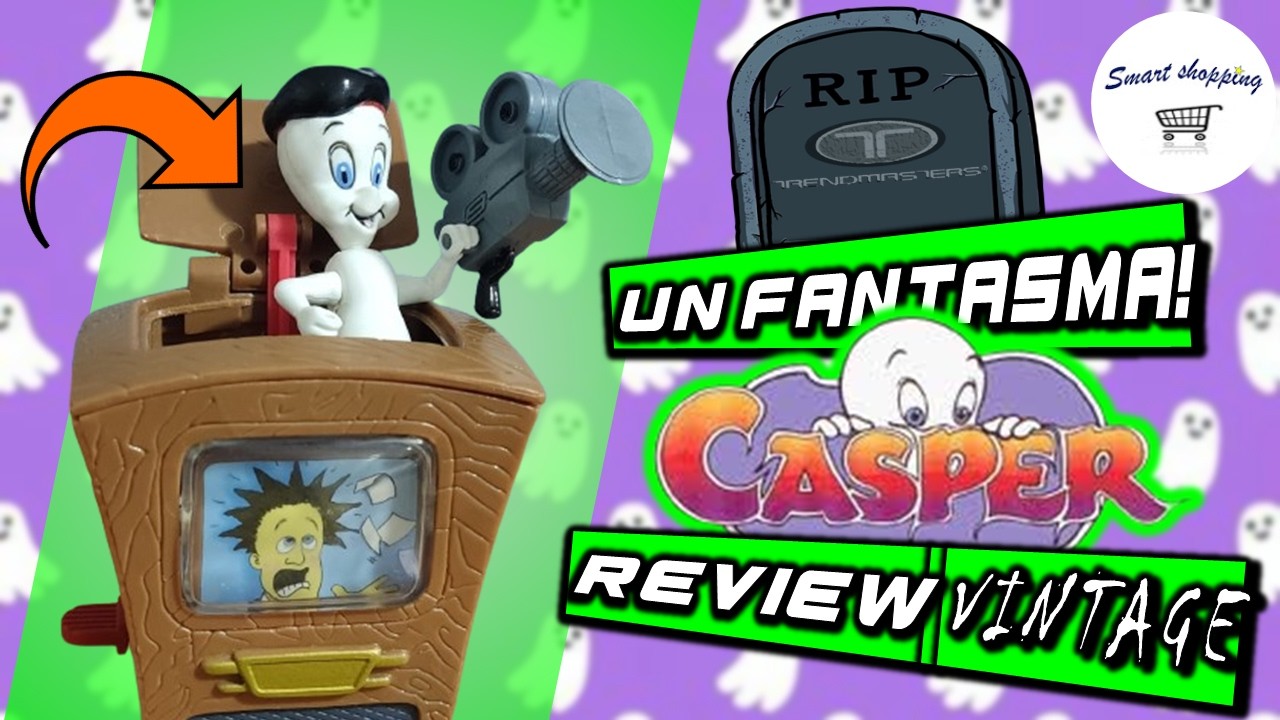 ✨希少✨ヴィンテージ　キャスパー　CASPER'S TV SET 海外版 Casper's TV Set: Retro Collectible or Just a Souvenir?👻📺 - YouTube