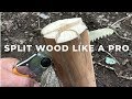 Split Wood With Your Saw - No Axe No Problem