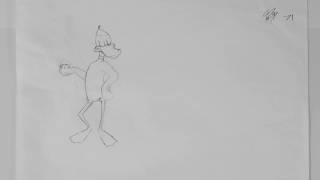Daffy Duck Traditional animation test
