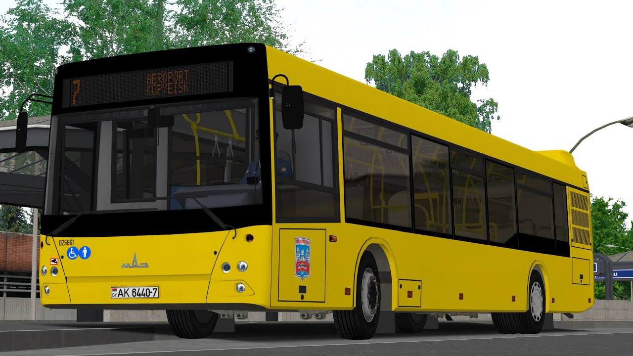 В аэропорт на МАЗ 203 : МАЗ 203.065 в OMSI 2