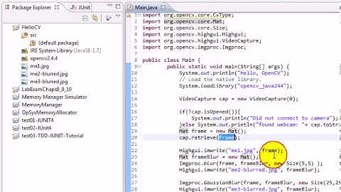 OpenCV 2.4.4 Java Webcam Capture in Eclipse