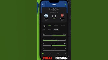 The first design brought to life with SwiftUI  Soccer/Football score app #iphone #swiftui #ios #ai