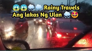 Rainy travels 😱🤩 Ang sarap matulog pag ganito kalakas Ng ulan kaso di pwede Kasi NASA byahe 😅🤩