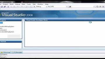 Making tables in Microsoft Visual Studio 2008 (video tutorial) - Raffy Jhon D. Ibloguen