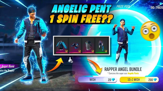 FREE SPIN ANGELICAL PANTS, 300 DIMAS FOR 1 REAL DATE! INCUBATOR TOMORROW - FREE  FIRE NEWS 
