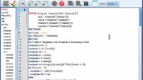 Heteroscedasticity Adjusted Standard Errors - SPSS (part 1)