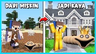 MIPAN & ZUZUZU KASIHAN! ADOPSI CACING MONSTER DARI MISKIN JADI KAYA DI MINECRAFT!