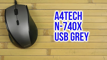 Распаковка A4Tech N-740X USB Grey