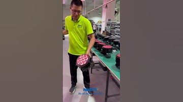 Wireless dmx control Outdoor IP 12leds rgbwa uv 6in1 Battery led uplight #uplighting