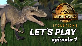 FIRST Playthrough! - Jurassic World Evolution 2