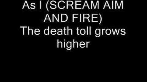 Scream Aim Fire With Lyrics