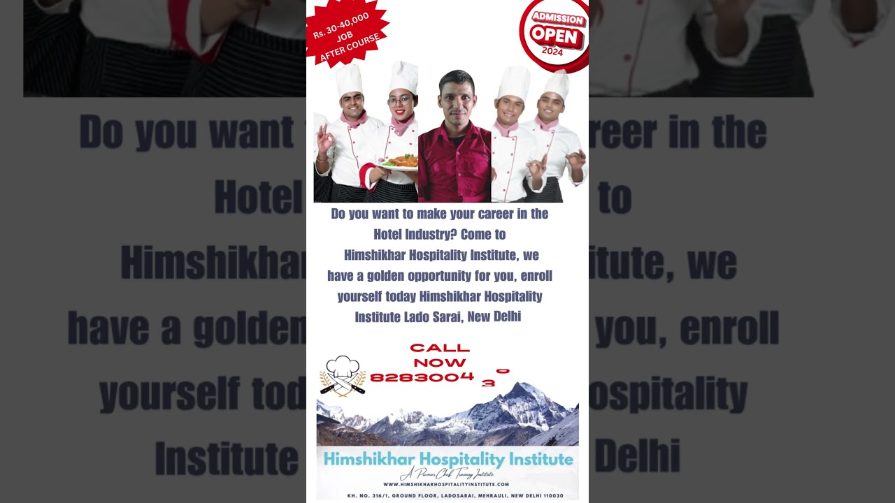 JOIN US TODAY IN OUR FASTRACK CHEF TRAINING PROGRAM 7838185060