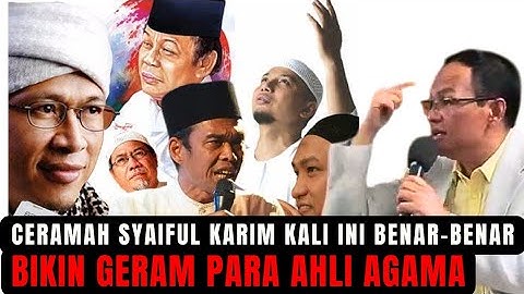 Ceramah Syaiful karim bikin GERAM ahli agama #syaifulkarim #ngajiroso #dzikir 