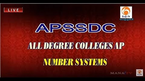 MANA TV AP UNIT || A.P.S.S.D.C || Skill Development ||  20.09.2016 || LIVE