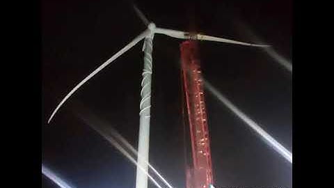 công trình lắp đặt trụ Điện Gió trên biển trụ 17 Hoàn Tất ... Duyên Hải Trà Vinh