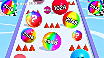 Ball Run 2048 - All Levels Gameplay Android, iOS ( Levels 231- 240)