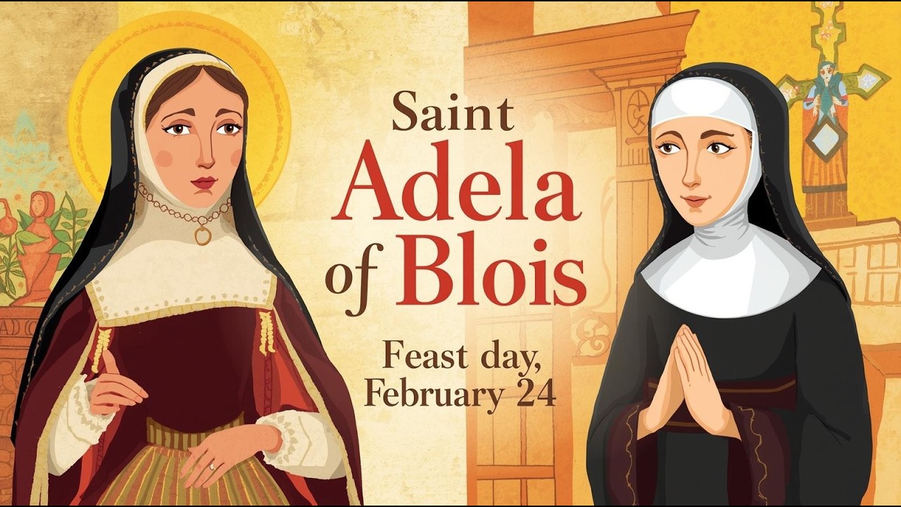 Saint Adela of Blois | Noblewoman Who Became a Nun | Feast Day February 24 | Saint Story for Kids