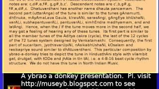 Indian Music tune dhAtuvardhani by ybrao-a-donkey : dhatuvardhaniyb 15thJan2015