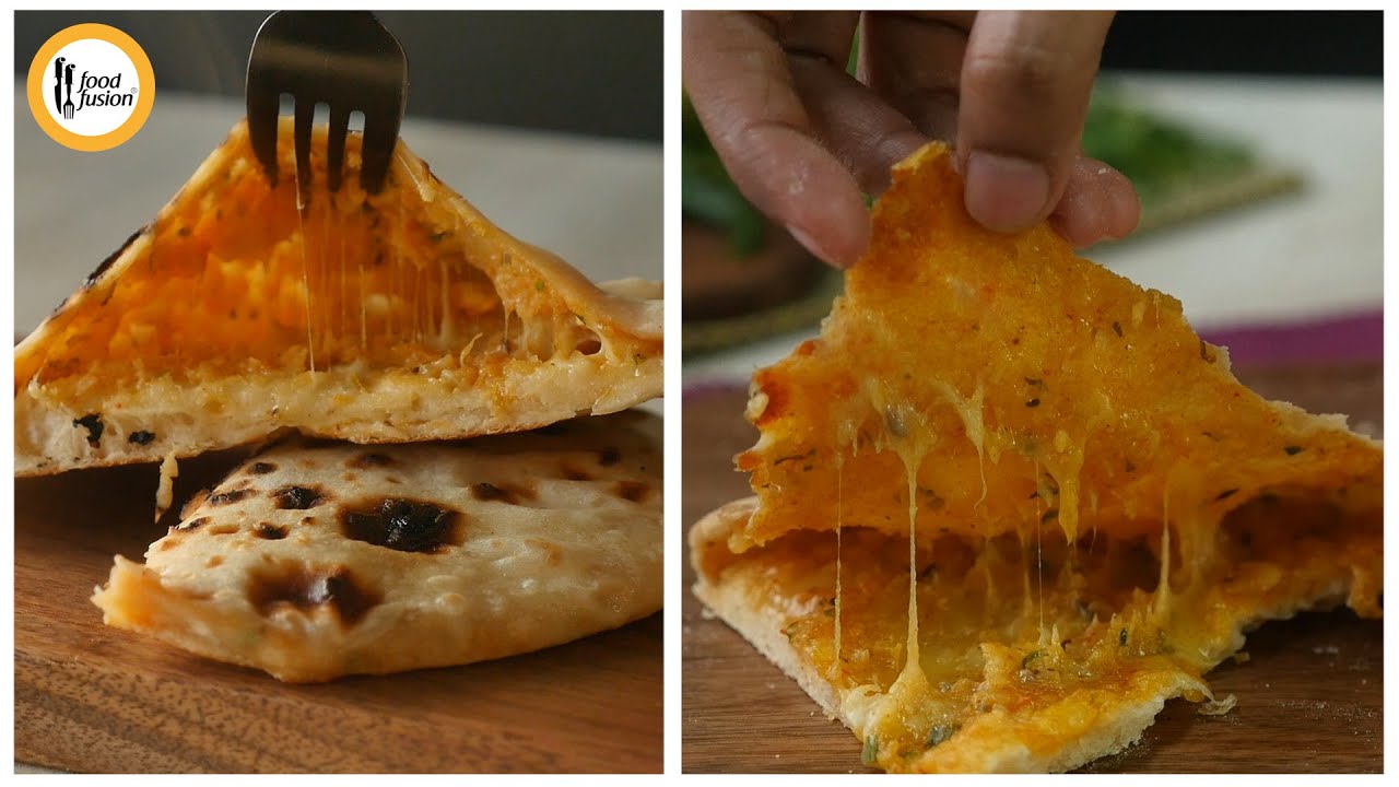 Tandoori Aloo Cheesy Naan Recipe By Food Fusion