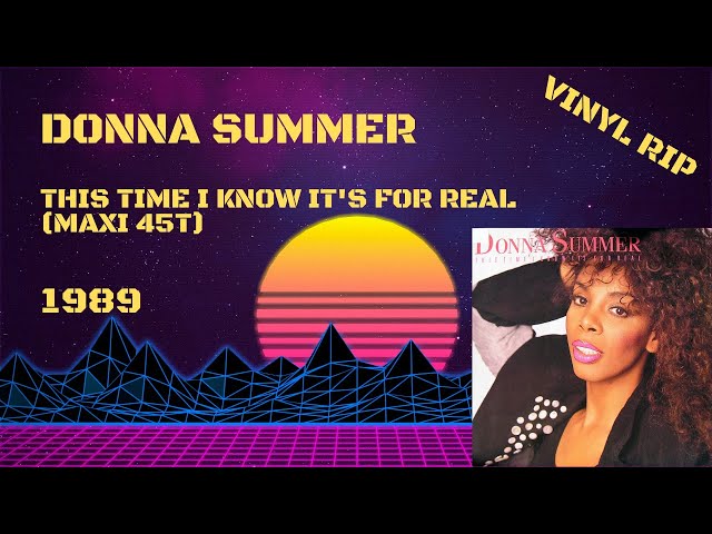 Donna Summer – This Time I Know It's For Real (1989) (Maxi