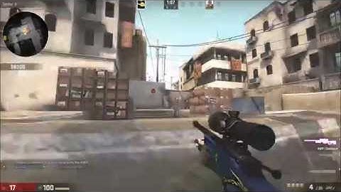 Counter Strike: GO Competitive AWP ACE "Kqly No Scope Shot" on Dust 2!!!