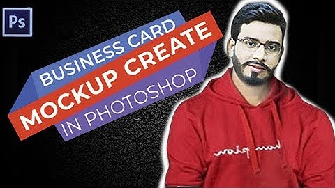 How to Make Business Card Mockup in Photoshop cs6 Bangla Tutorial