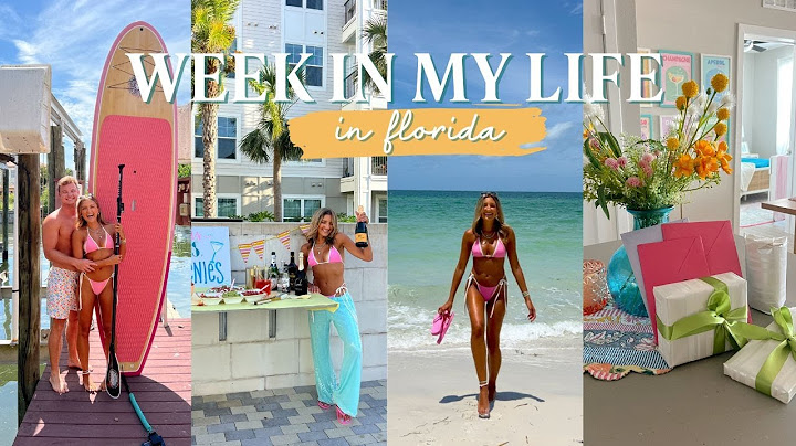 FLORIDA WEEK IN MY LIFE || 24th birthday, best gift from key west man + packing trip