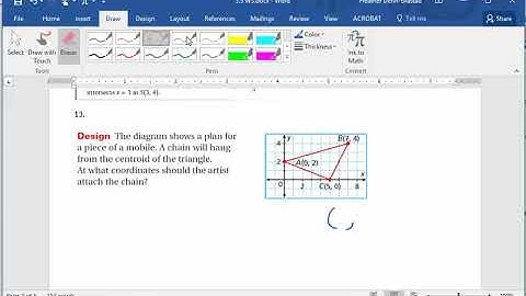 Geometry: Medians and Altitudes of Triangles Help Video