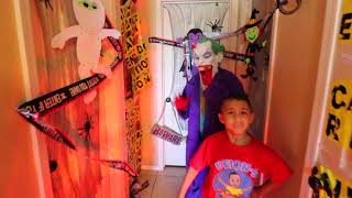 Don't open the wrong spooky door pretend play  | Halloween edition | Deion's Playtime skits
