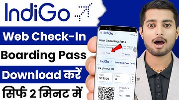 indigo web check in domestic online | web check indigo | indigo boarding pass online | indigo flight