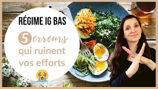Commencer Un Regime Ig Bas Les Pires Erreurs À Éviter Pour Atteindre Ses Objectifs Rapidement