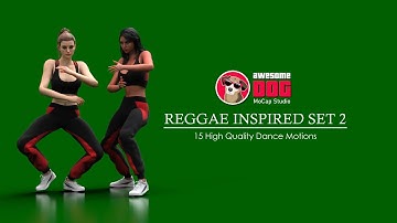 Reggae Pack 2 Dances Mocap Data Demo