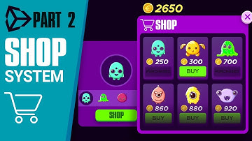 Unity Shopping System, Responsive UI (Part 2)