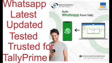 Whatsapp from TallyPrime and Tally.ERP9 | Send from Voucher PDF and text | Bulk Whatsapp for Ledgers