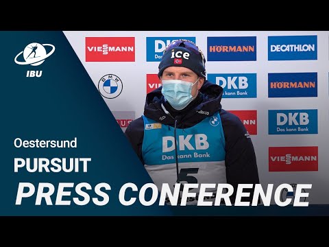 World Cup 21/22 Oestersund: Men Pursuit Press Conference