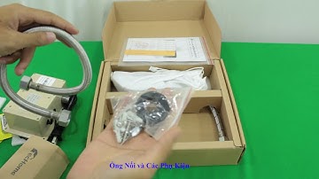 Chi tiết mở hộp vòi Cảm Ứng Techome A-802