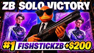 HOW I WON +200$ In The Solo Victory Cup! (Zero Build)