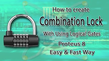 How to make a Combination lock in Proteus