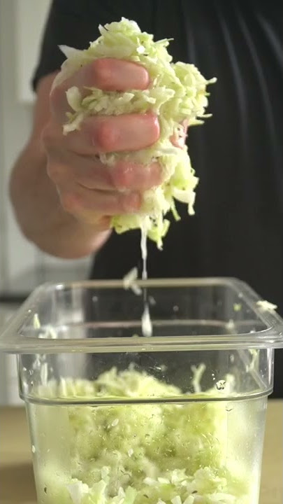 Let's make Sauerkraut! (Fermentation 101)