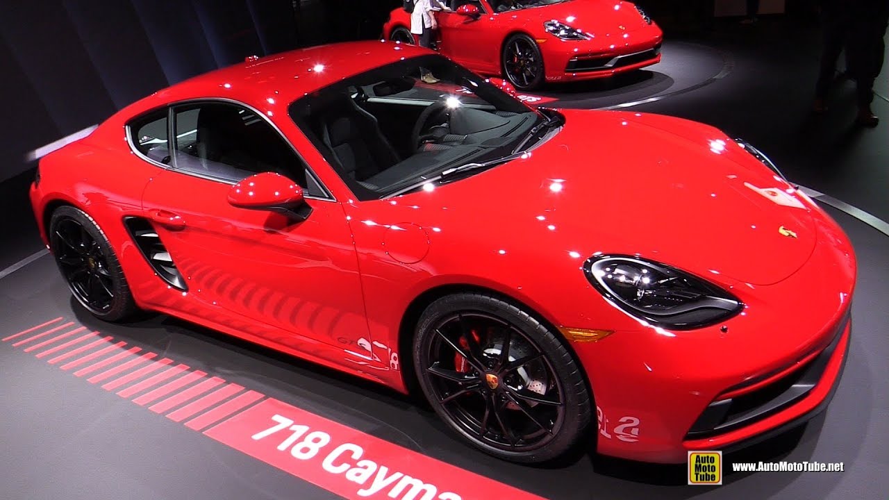 18 Porsche 718 Cayman Gts Exterior And Interior Walkaround Debut At 17 La Auto Show Youtube