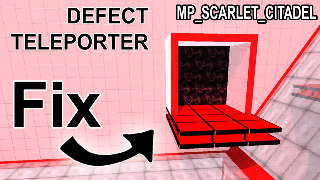 How to Fix Broken Teleporter in mp_scarlet_citadel (Cod4 Codjumper)