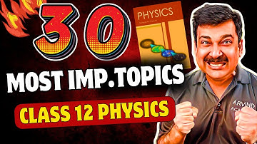30 Most Important Topics of Class 12 Physics for 2025🔥 important topics of Class 12 Physics 2025 🎯