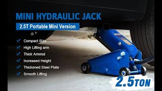 GAOLLY Mini Hydraulic Jack 2.5 Ton (5500lbs)