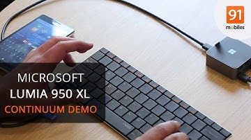 Microsoft Lumia 950 XL: Continuum Demo
