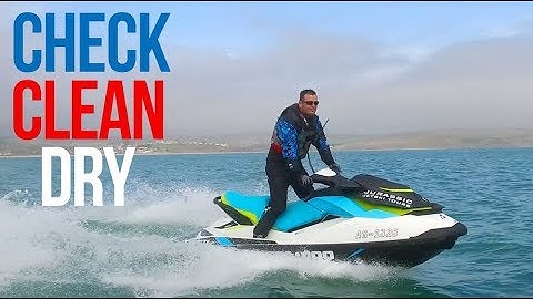 Check Clean Dry your PWC - Prevent the spread of Invasive Species